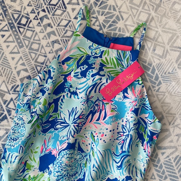 Lilly Pulitzer 💎NWT💎 Coastal Blue Dress/Romper - Picture 2 of 9